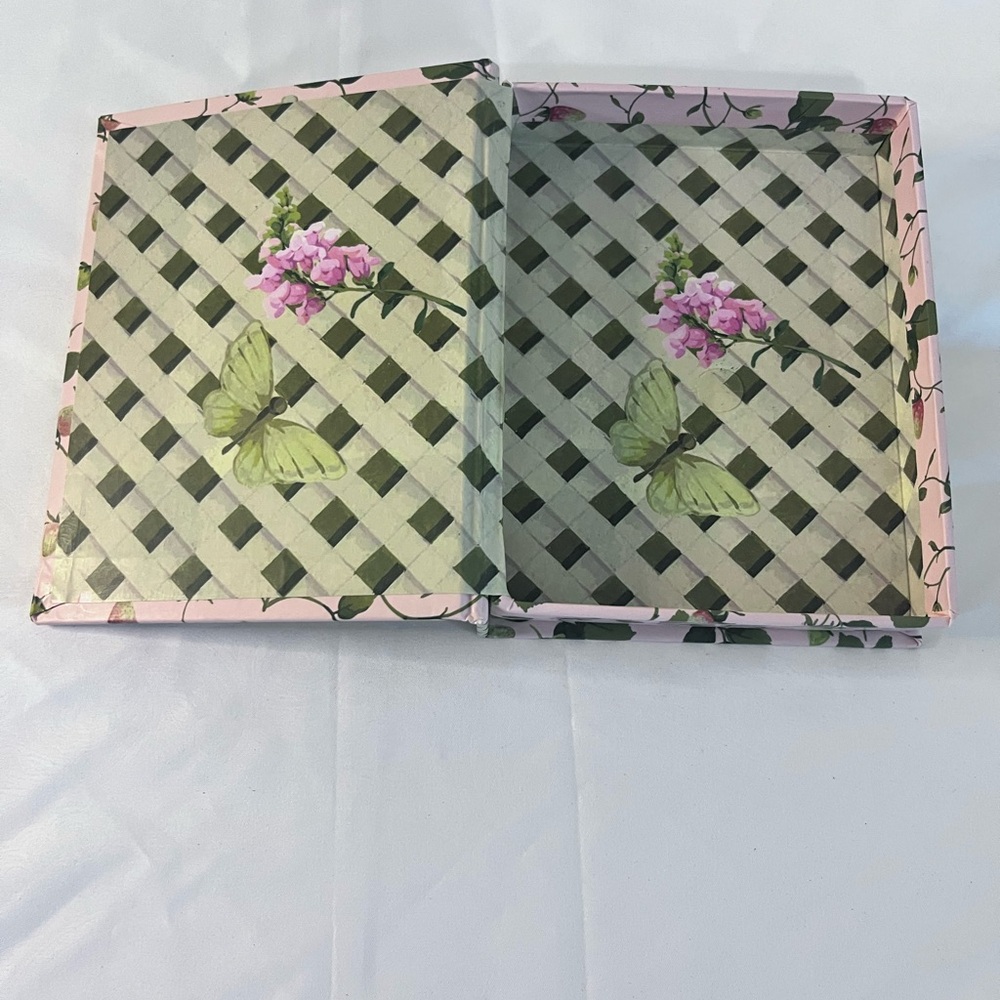 Floral and Butterfly Decorative Box